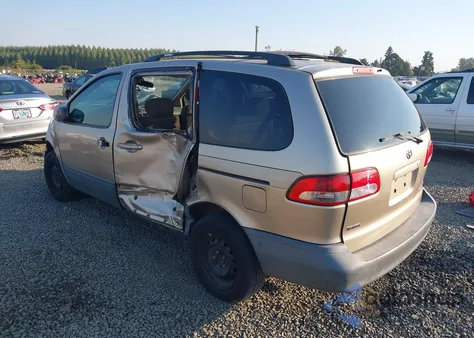 2002 Toyota Sienna Ce из США, поврежденный, VIN 4T3ZF19CX2U420002